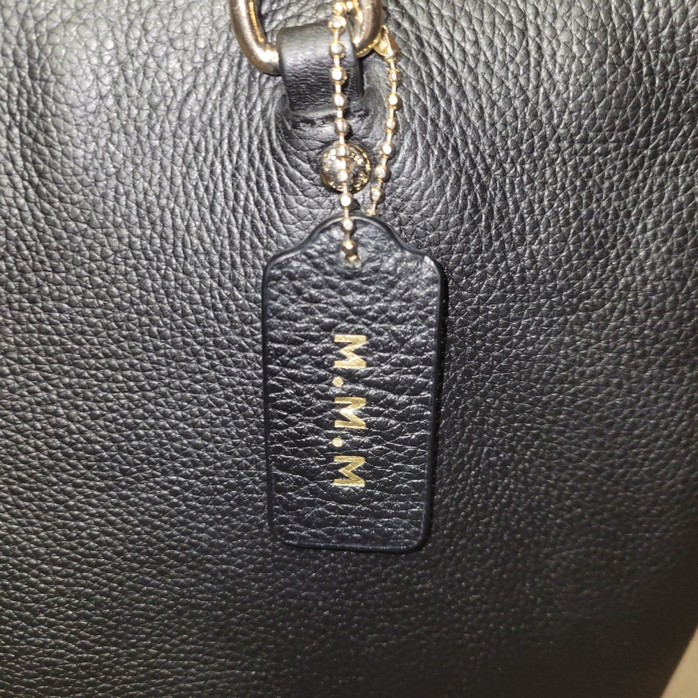 COACH SOPHIA PEBBLED LEATHER TOTE - Picture 8 of 10